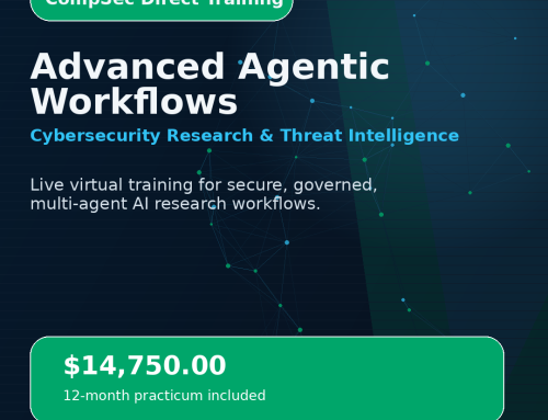 New Training: Advanced Agentic Workflows for Cybersecurity Research & Threat Intelligence